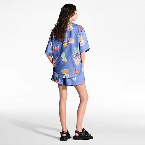 Mahina Patch Short-Sleeved Shirt in Women's Ready-to-Wear Tops collections by Louis Vuitton (Product zoom)