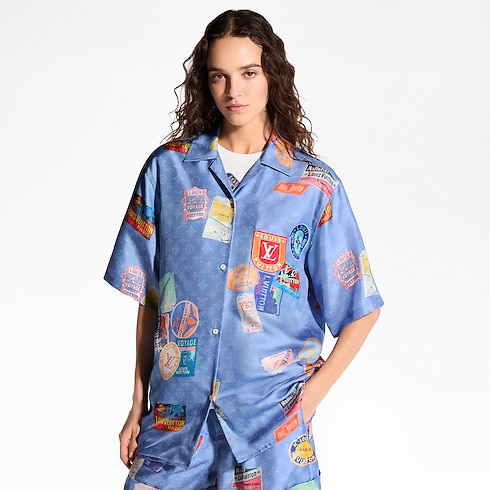 Mahina Patch Short-Sleeved Shirt in Women's Ready-to-Wear Tops collections by Louis Vuitton (Product zoom)