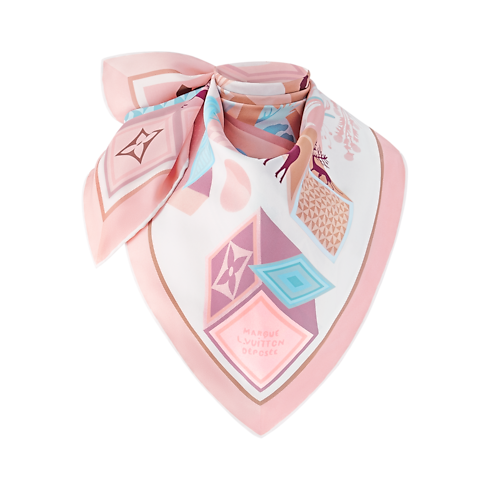 Malles Monde Square 90 . in Women's Accessories Silk Squares and Bandeaus collections by Louis Vuitton (Product zoom)