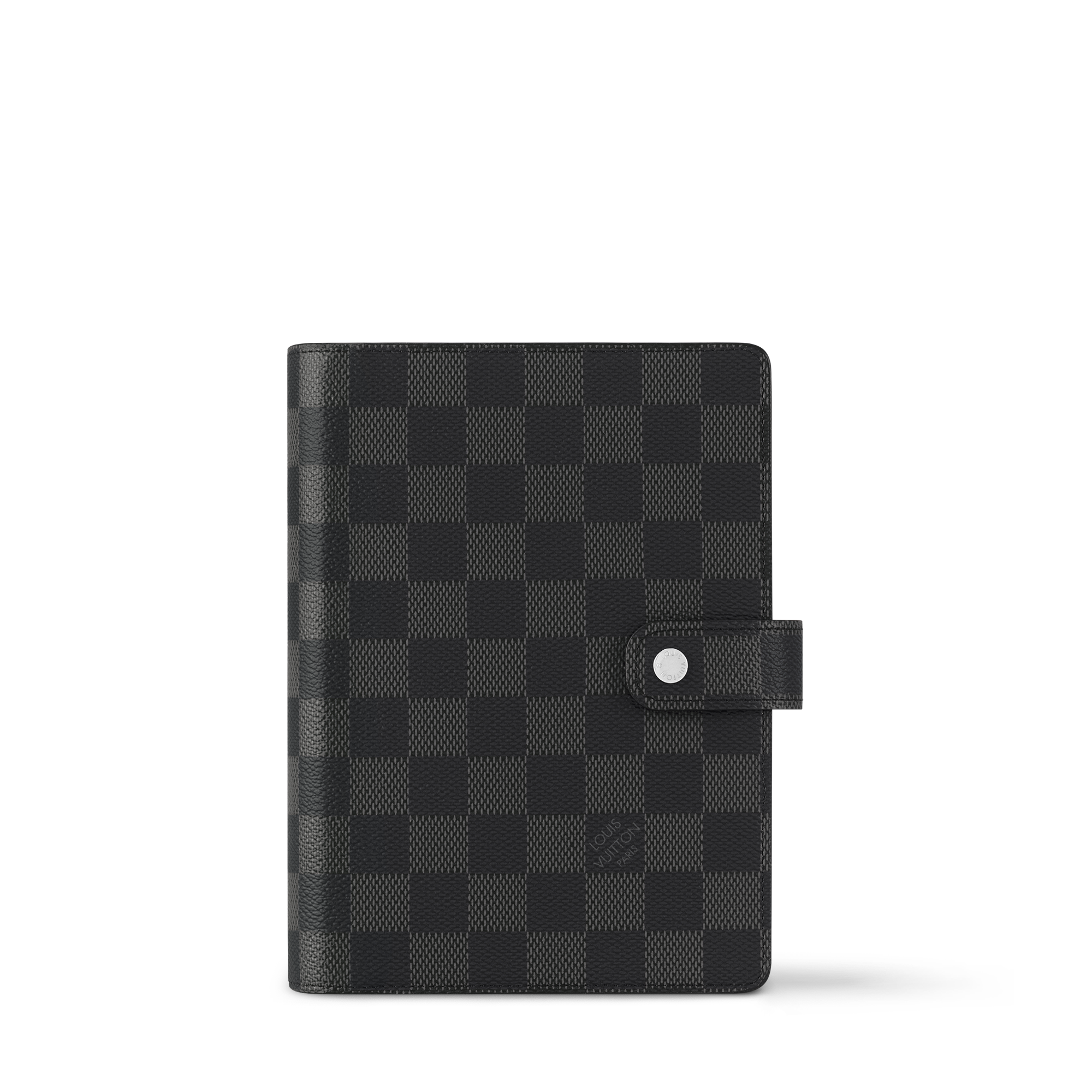 Medium Ring Agenda Cover Damier Graphite in Trunks, Travel and Home