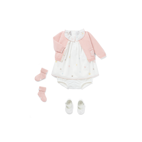 Meli-Melo Embroidered Dress . in Gifts's Gifts for Babies } collections by Louis Vuitton (Product zoom)