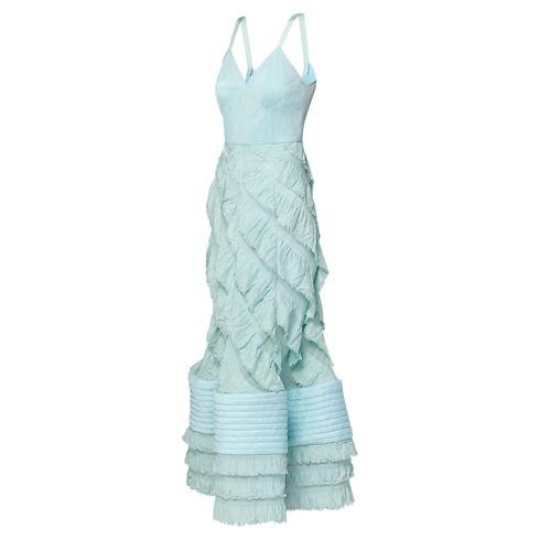 Mermaid Hem Flounce Gown in Women's Ready-to-Wear Dresses collections by Louis Vuitton (Product zoom)