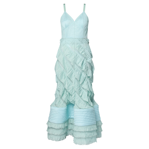 Mermaid Hem Flounce Gown in Women's Ready-to-Wear Dresses collections by Louis Vuitton (Product zoom)