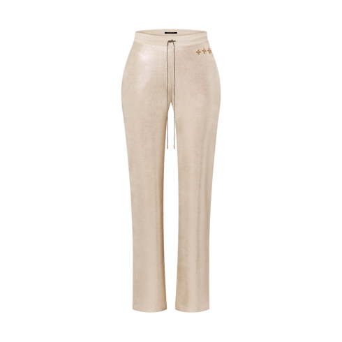 Metallic Silk Knit Jogging Pants in Women's Ready-to-Wear Pants collections by Louis Vuitton (Product zoom)