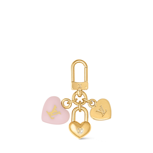 Micro Charms LV Heart Key Holder . in Women's Accessories Key Holders and Bag Charms collections by Louis Vuitton (Product zoom)