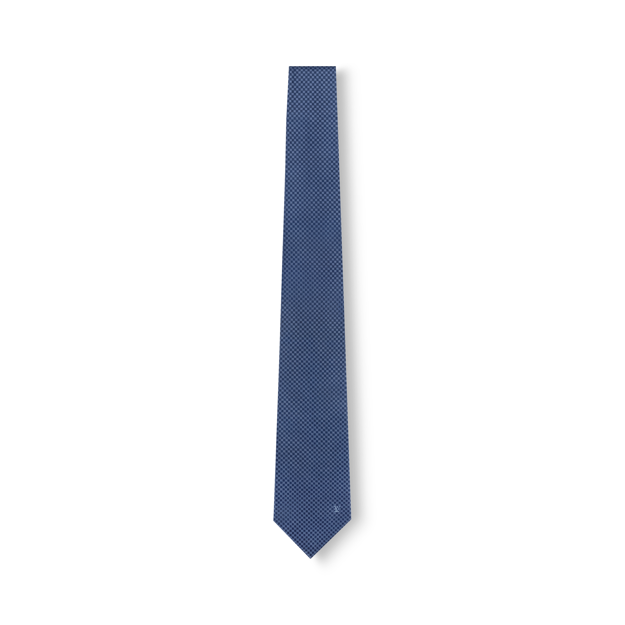 Micro Damier Tie . in Men