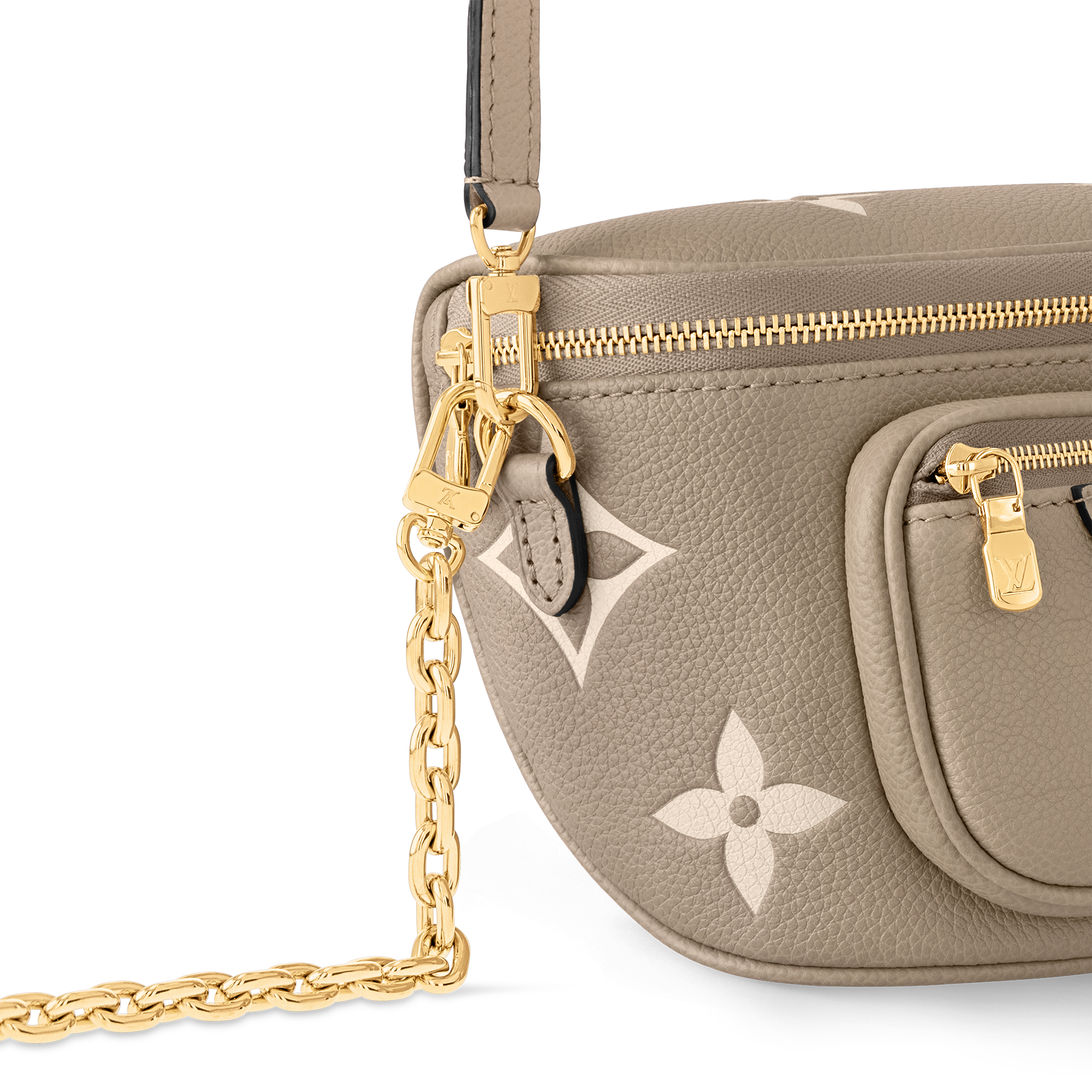 Mini Bumbag Bicolour Monogram Empreinte Leather in Women