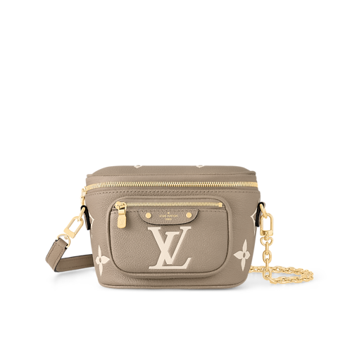 Mini Bumbag Bicolour Monogram Empreinte Leather in Women's Wallets and Small Leather Goods Wallets on Chain and Micro Bags collections by Louis Vuitton (Product zoom)