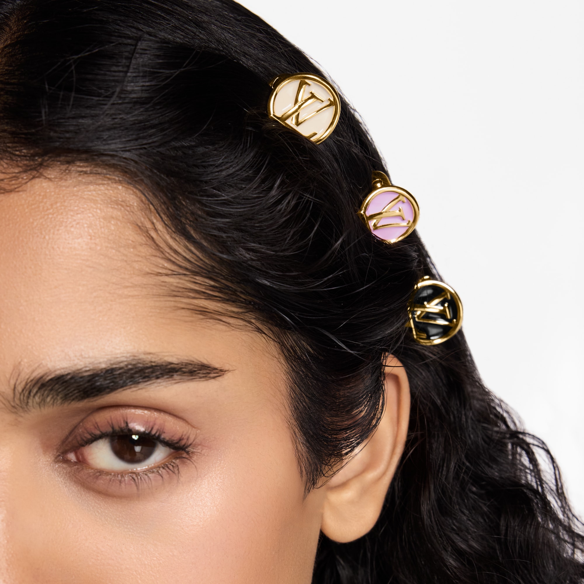 Mini LV Trio Hair Clips . in Women