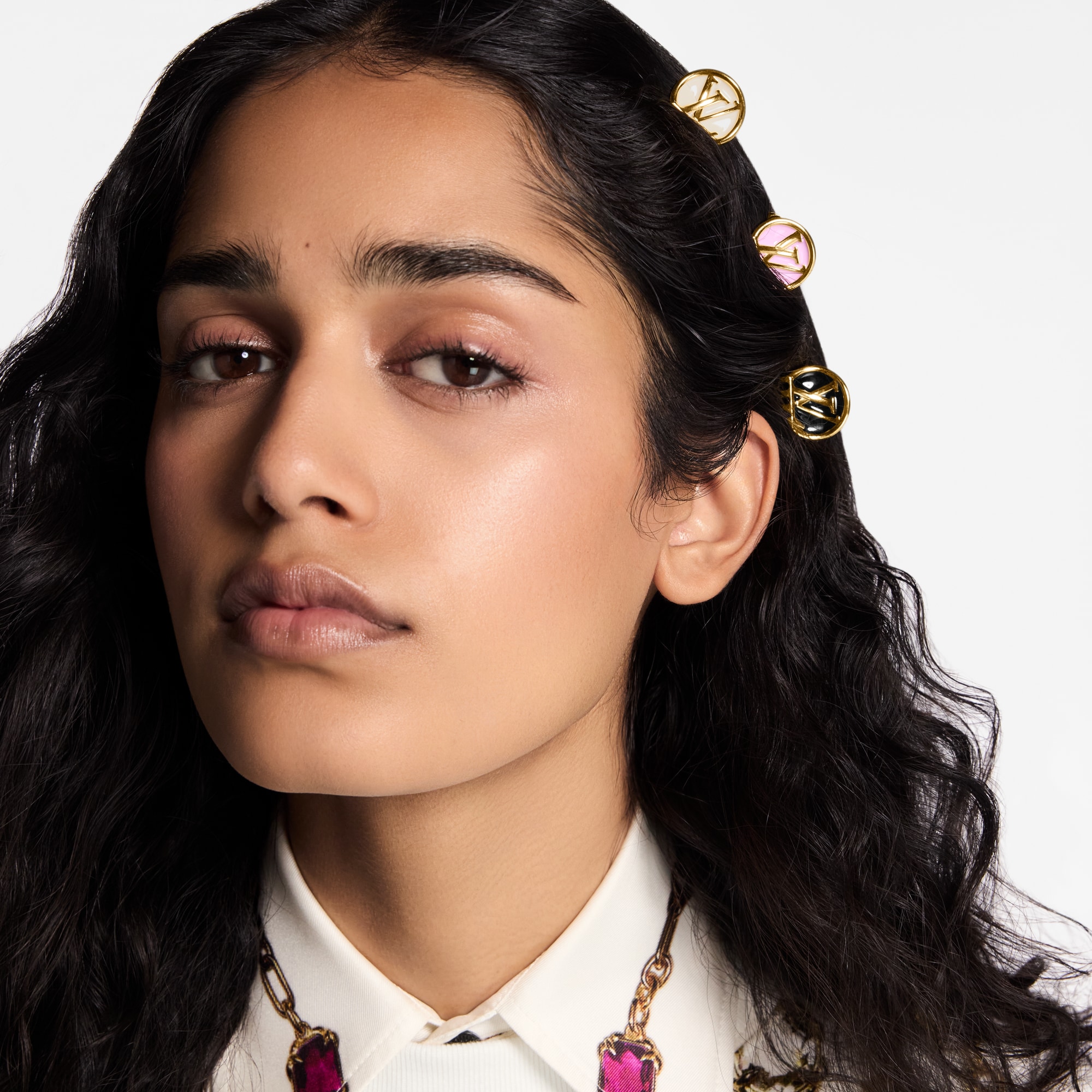 Mini LV Trio Hair Clips . in Women