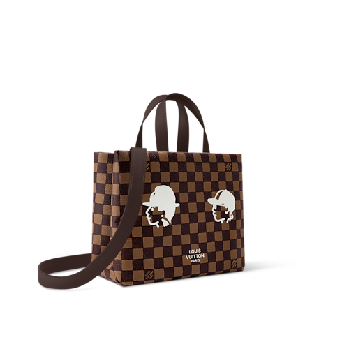 Mini Shopper Tote Damier Ebene Canvas in Bags and Small Leather Goods's Men Bags Newness collections by Louis Vuitton (Product zoom)