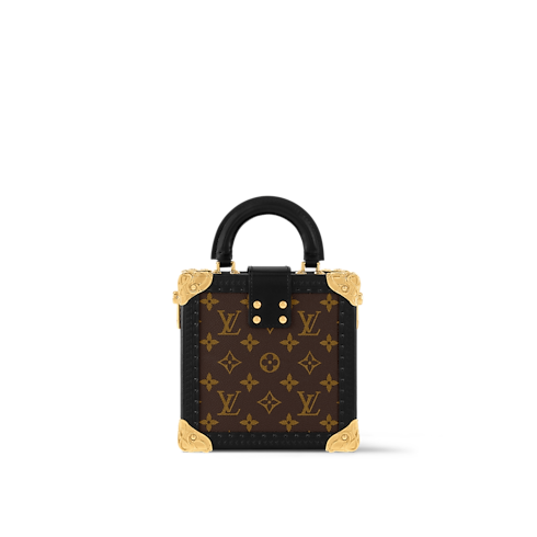 Mini Square Trunk Acanto Monogram Macassar in Les Extraordinaires's Hardsided Seasonal collections by Louis Vuitton (Product zoom)