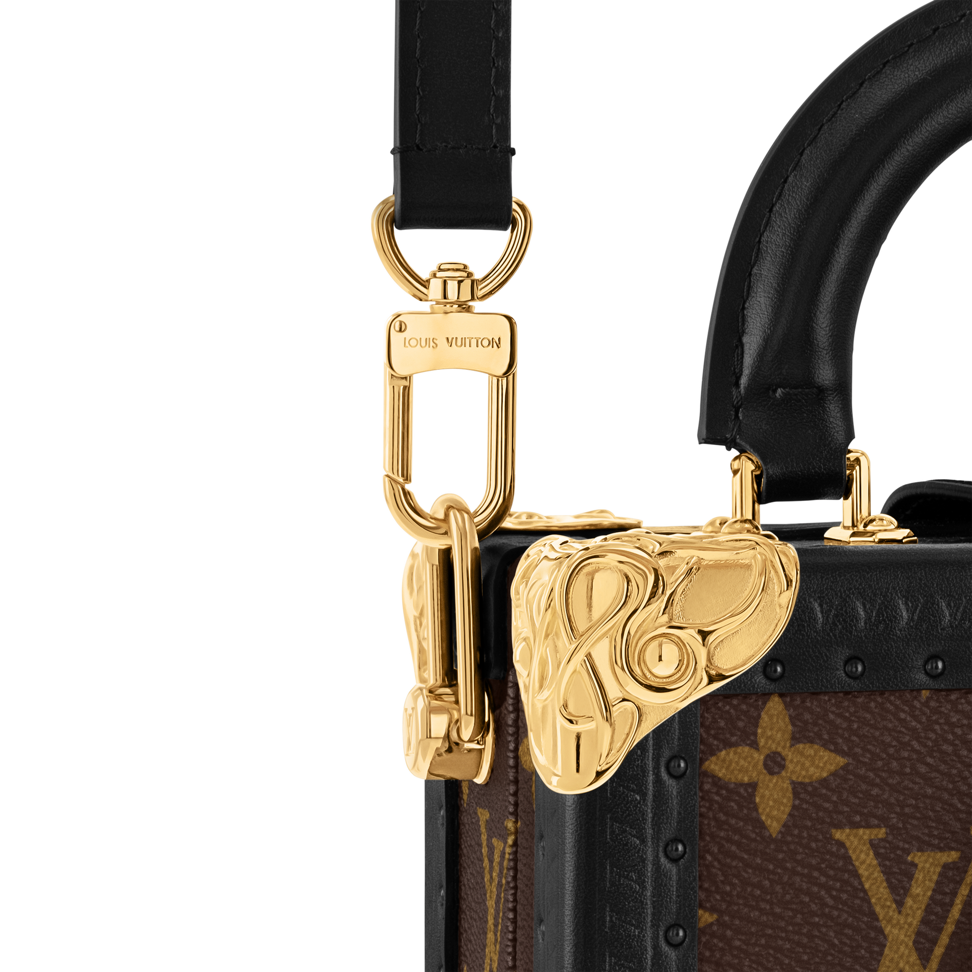 Mini Square Trunk Acanto Monogram Macassar in Les Extraordinaires