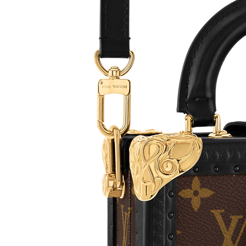 Mini Square Trunk Acanto Monogram Macassar in Les Extraordinaires's Hardsided Seasonal collections by Louis Vuitton (Product zoom)