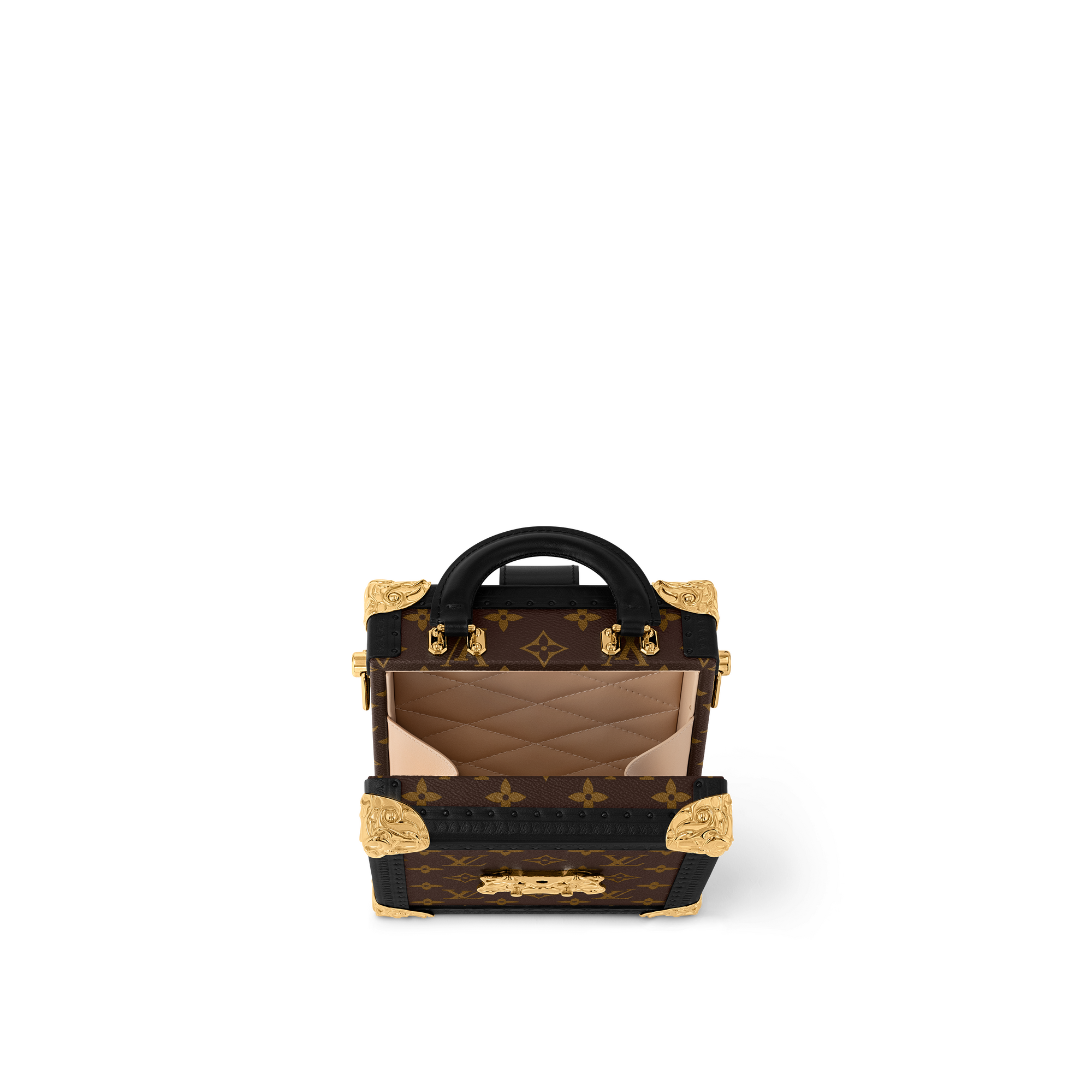 Mini Square Trunk Acanto Monogram Macassar in Les Extraordinaires