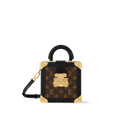 Mini Square Trunk Acanto Monogram Macassar in Les Extraordinaires's Hardsided Seasonal collections by Louis Vuitton (Product zoom)