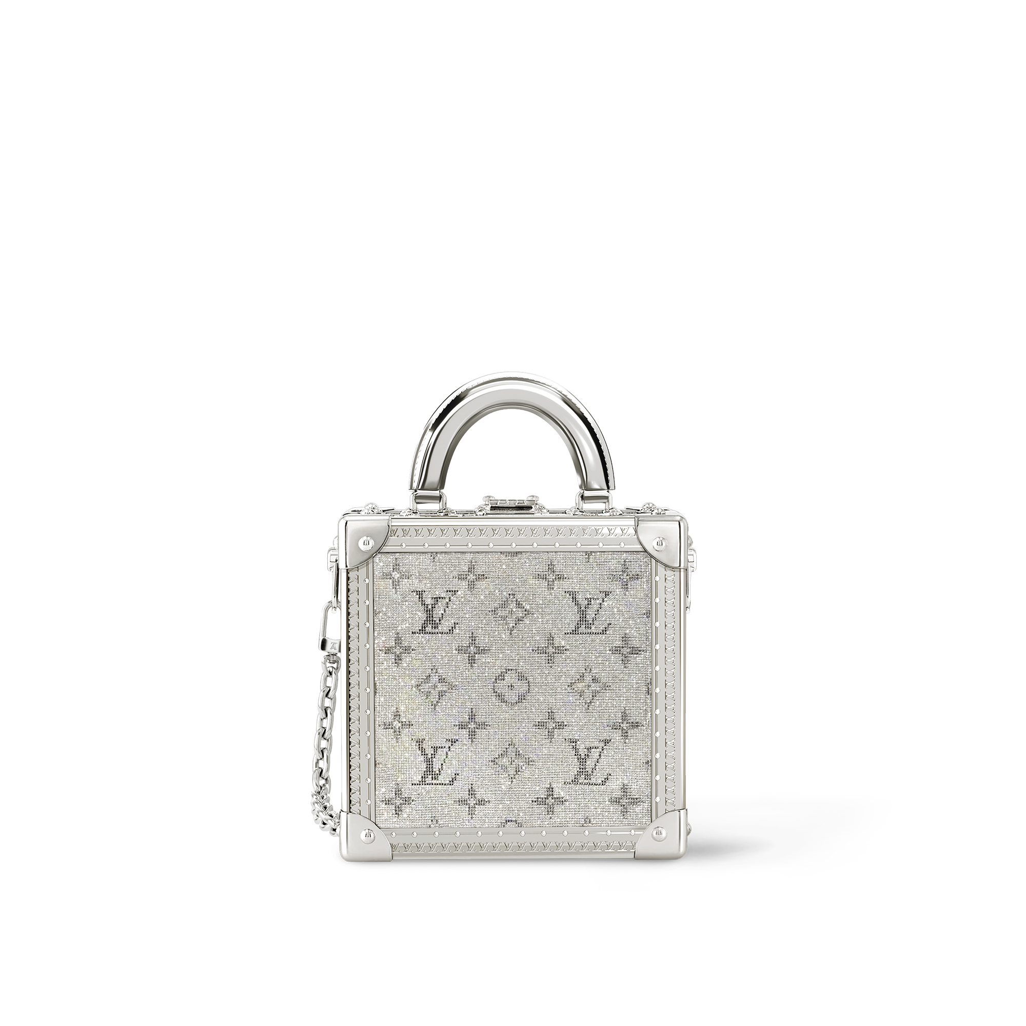 Mini Square Trunk LV Sparkle High End Leathers in Trunks, Travel and Home