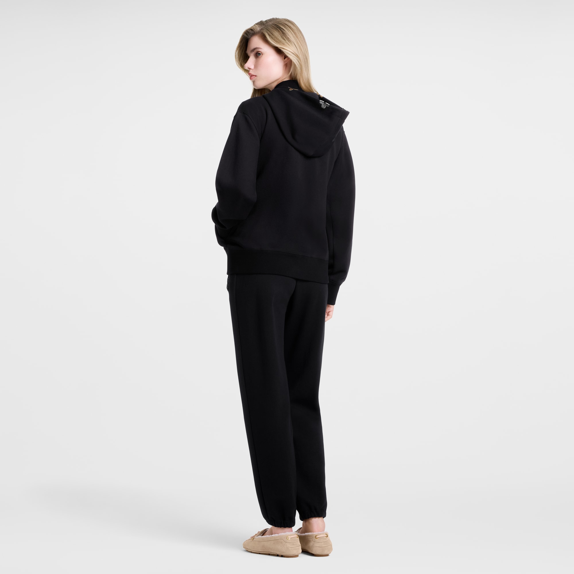 Monogram Accent Hoodie  in Women