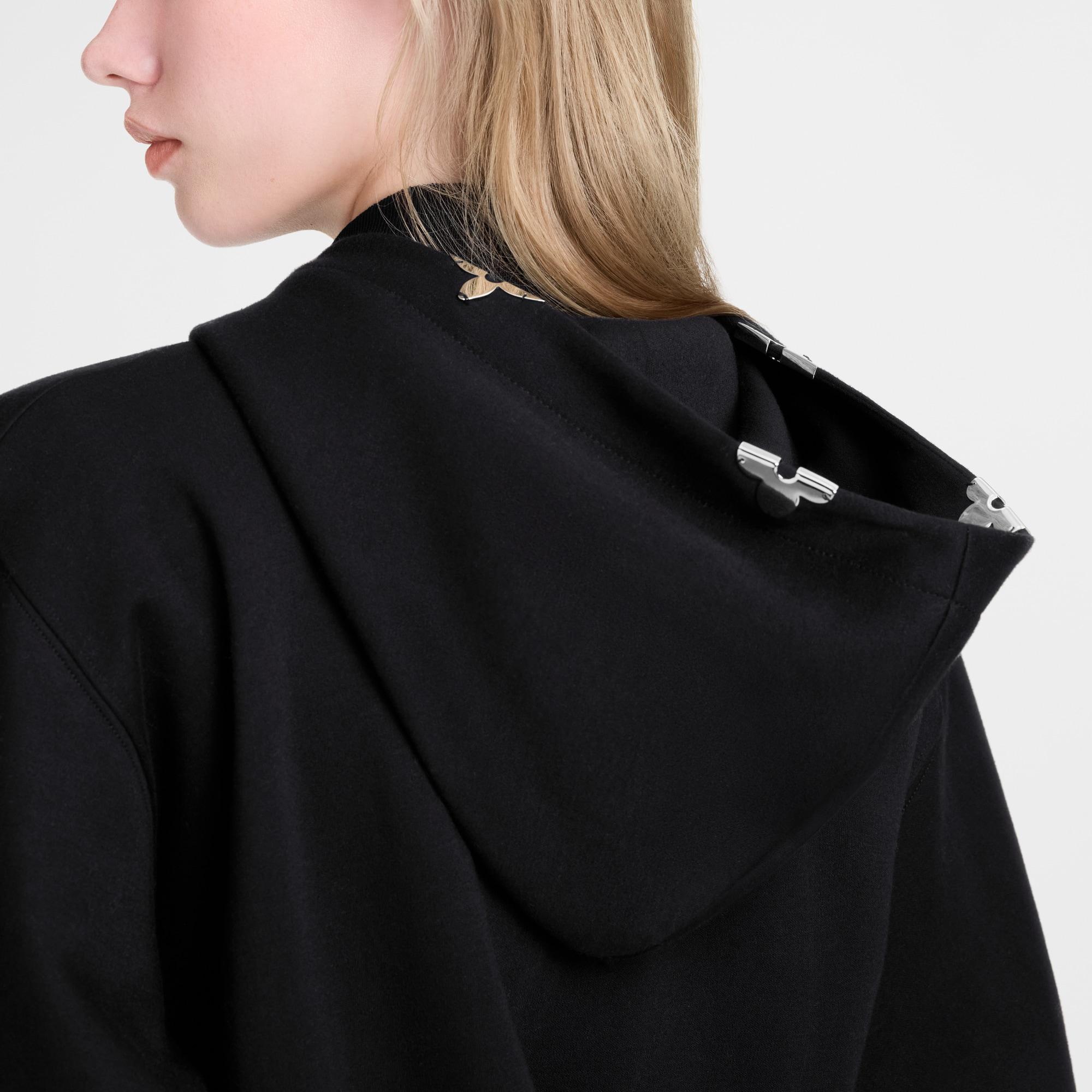 Monogram Accent Hoodie  in Women