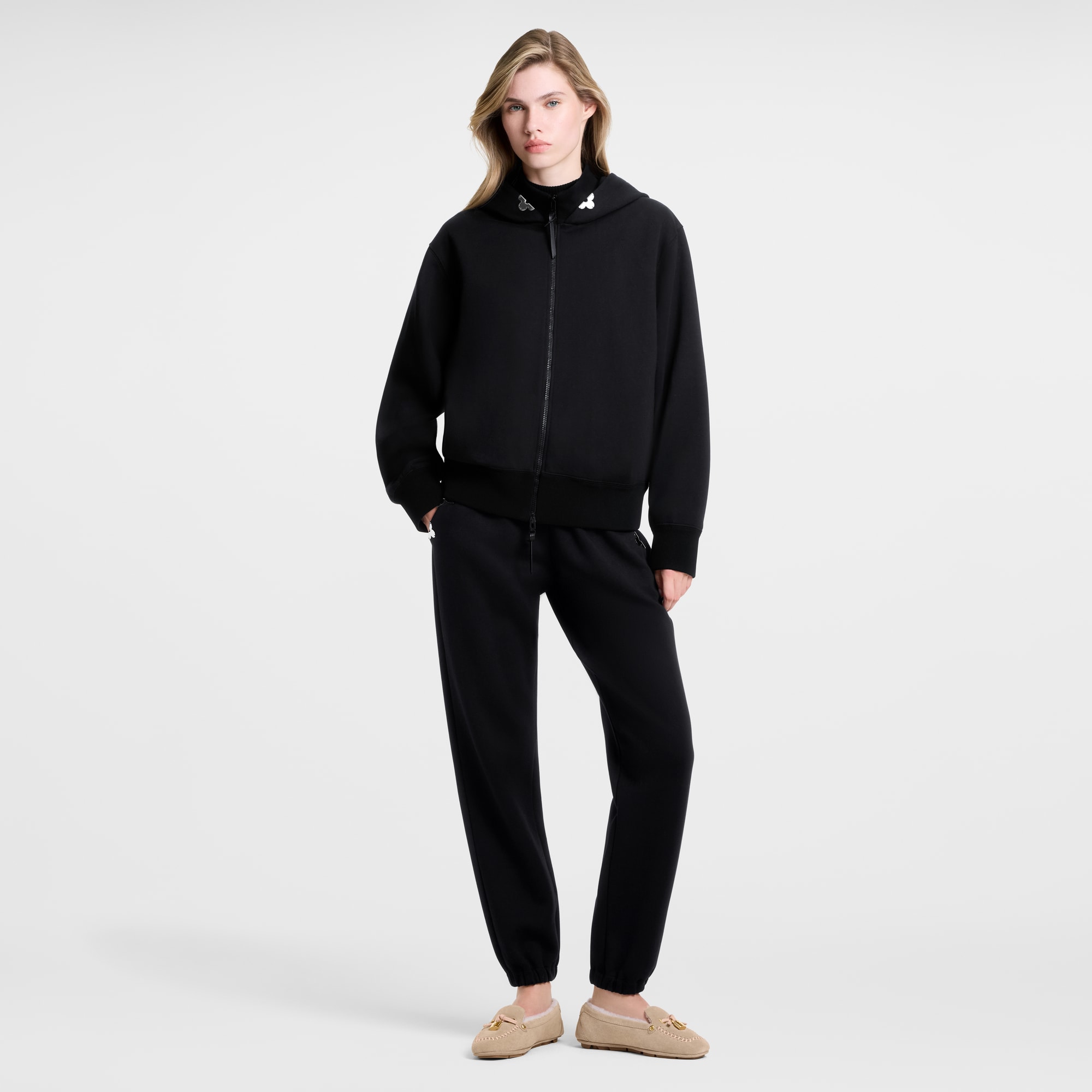 Monogram Accent Hoodie  in Women