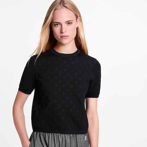 Monogram Accent Knit Top in Women's Ready-to-Wear Tops collections by Louis Vuitton (Product zoom)