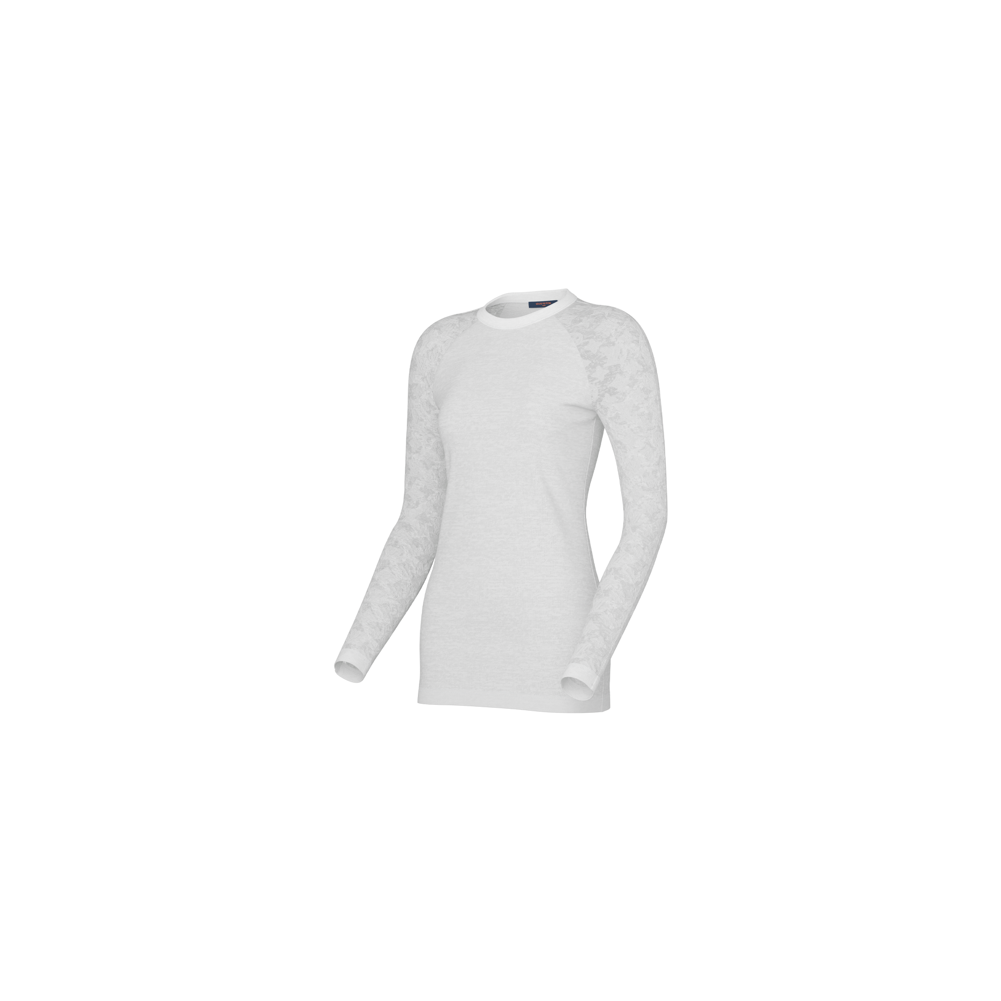 Monogram Accent Long-Sleeved Top   in Women