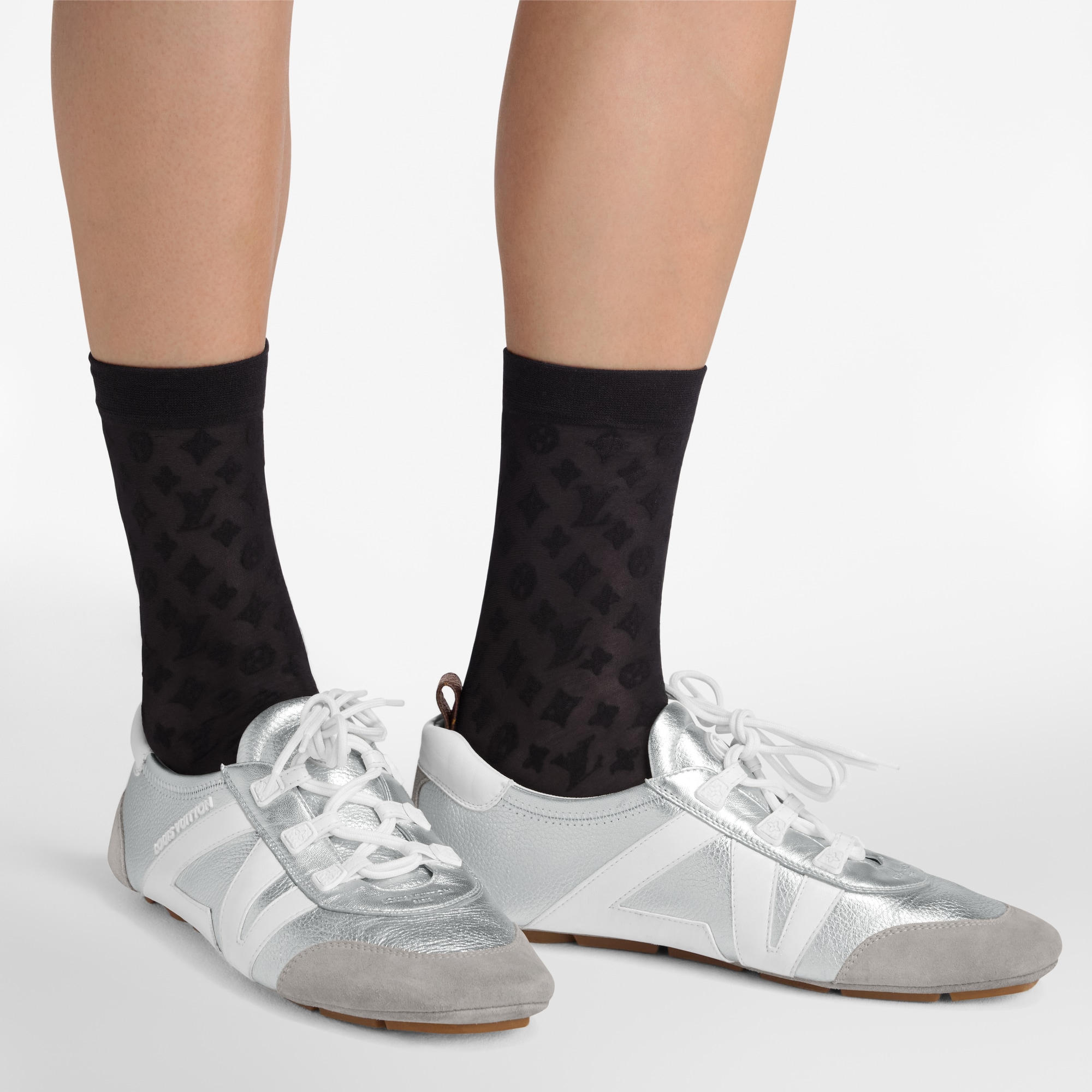 Monogram All Over Set Of Socks . in Women