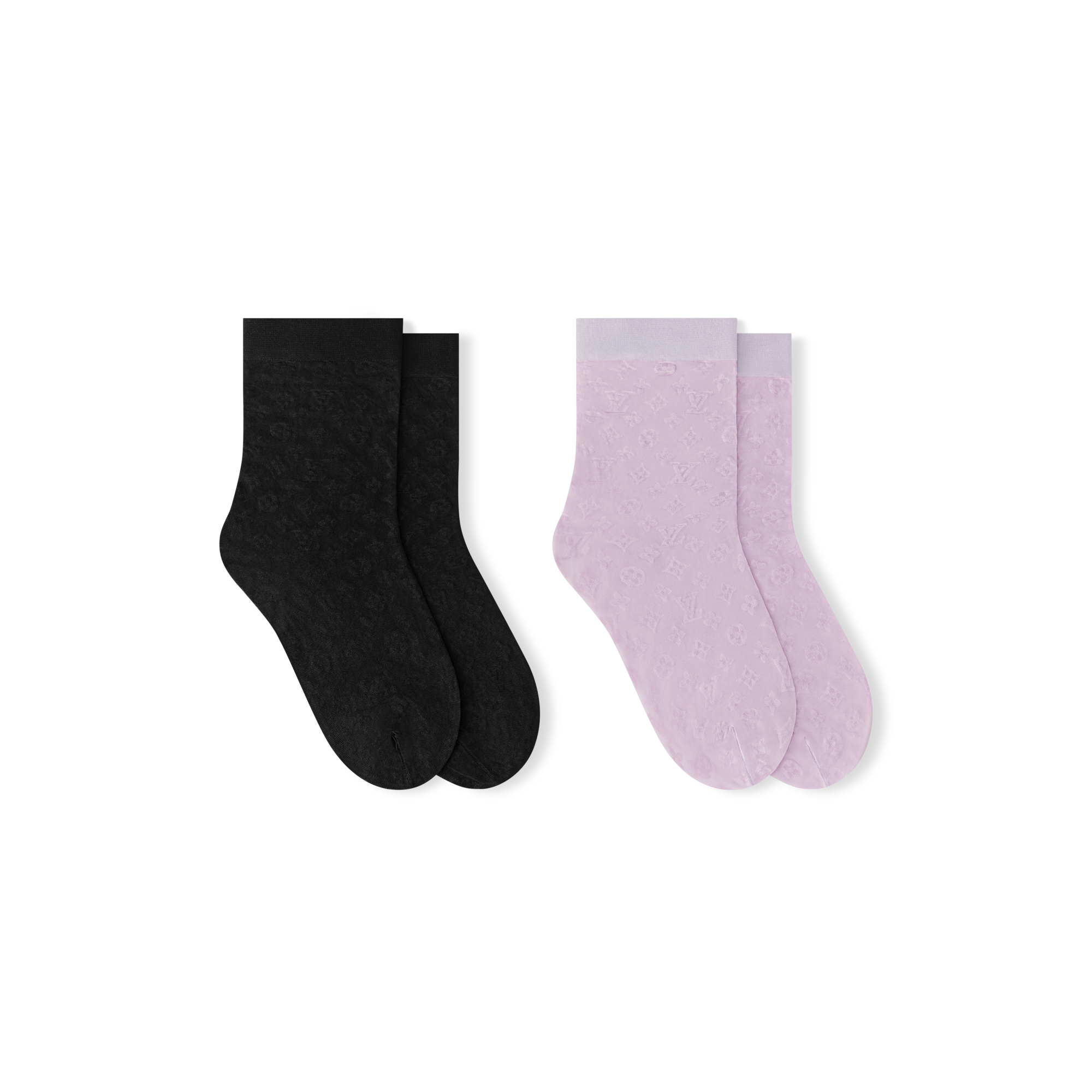 Monogram All Over Set Of Socks . in Women
