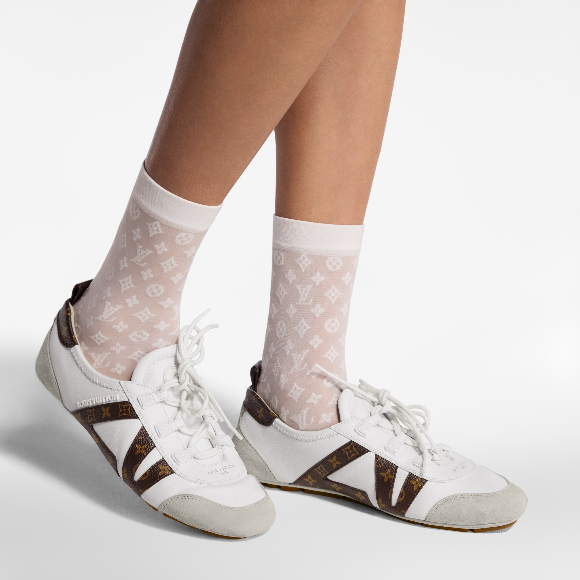 Monogram All Over Set Of Socks . in Women