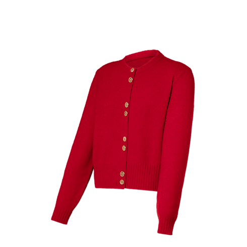 Monogram Button Cardigan in Women's Ready-to-Wear Knitwear collections by Louis Vuitton (Product zoom)