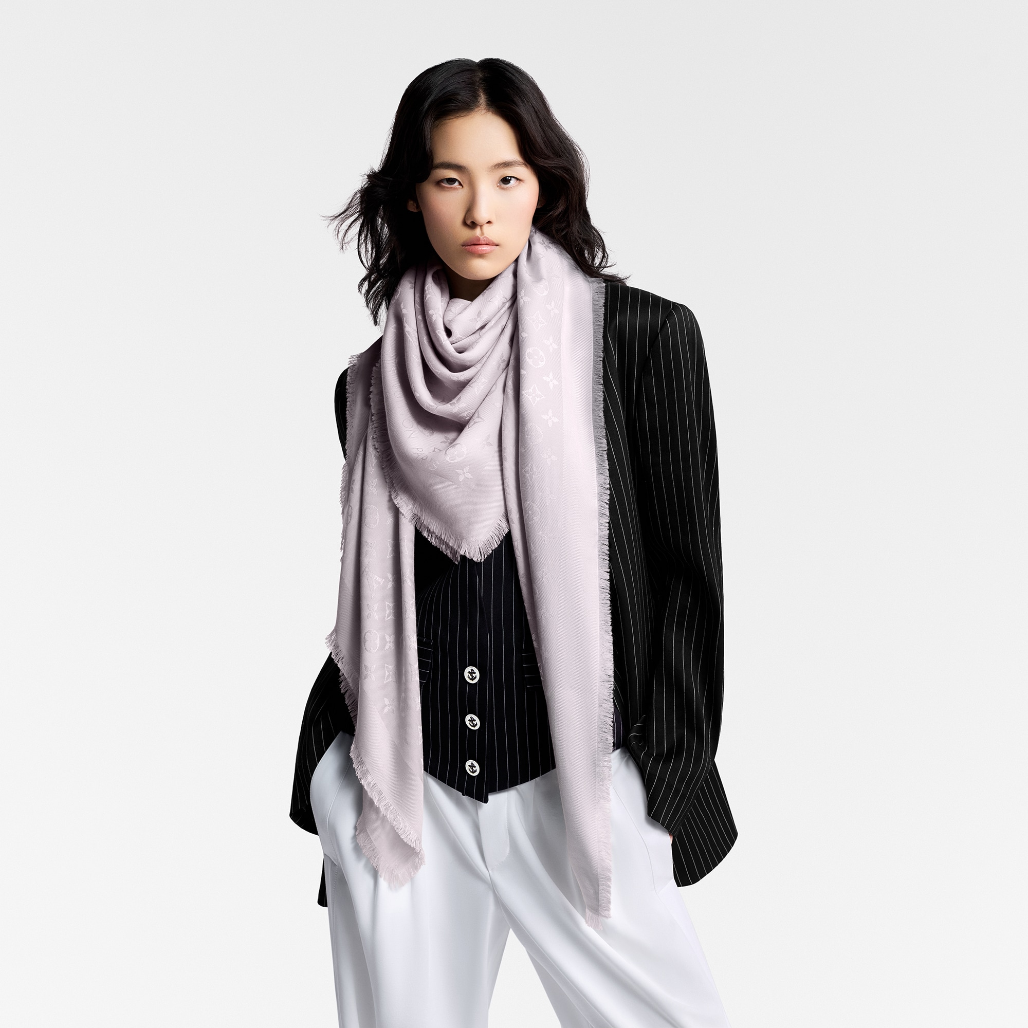 Monogram Classic Shawl . in Women