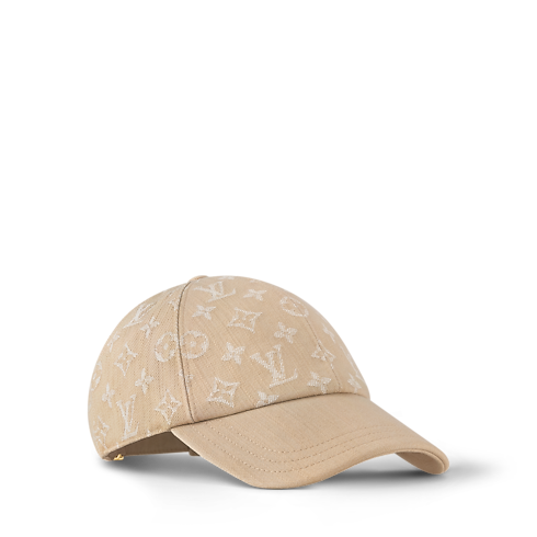 Monogram Denim Cap . in Women's Accessories Hats and Gloves collections by Louis Vuitton (Product zoom)