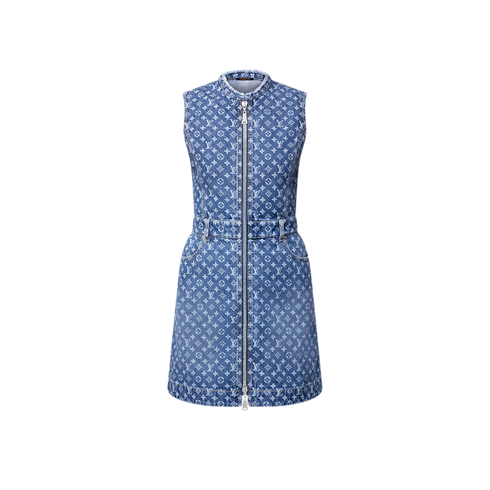 Monogram Denim Dress in Women's Ready-to-Wear Dresses collections by Louis Vuitton (Product zoom)
