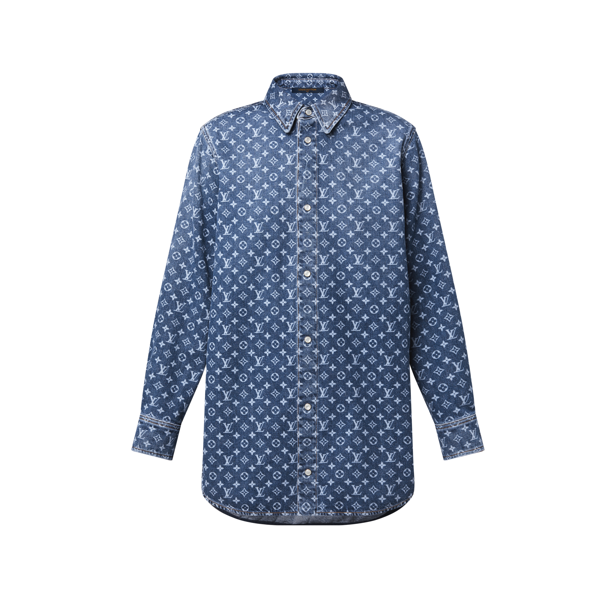 Monogram Denim Shirt  in Women