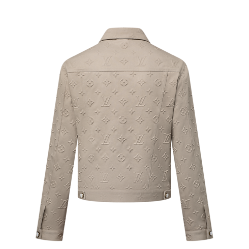 Monogram Embossed Denim Jacket in Men's Ready-to-Wear Outerwear and Coats collections by Louis Vuitton (Product zoom)