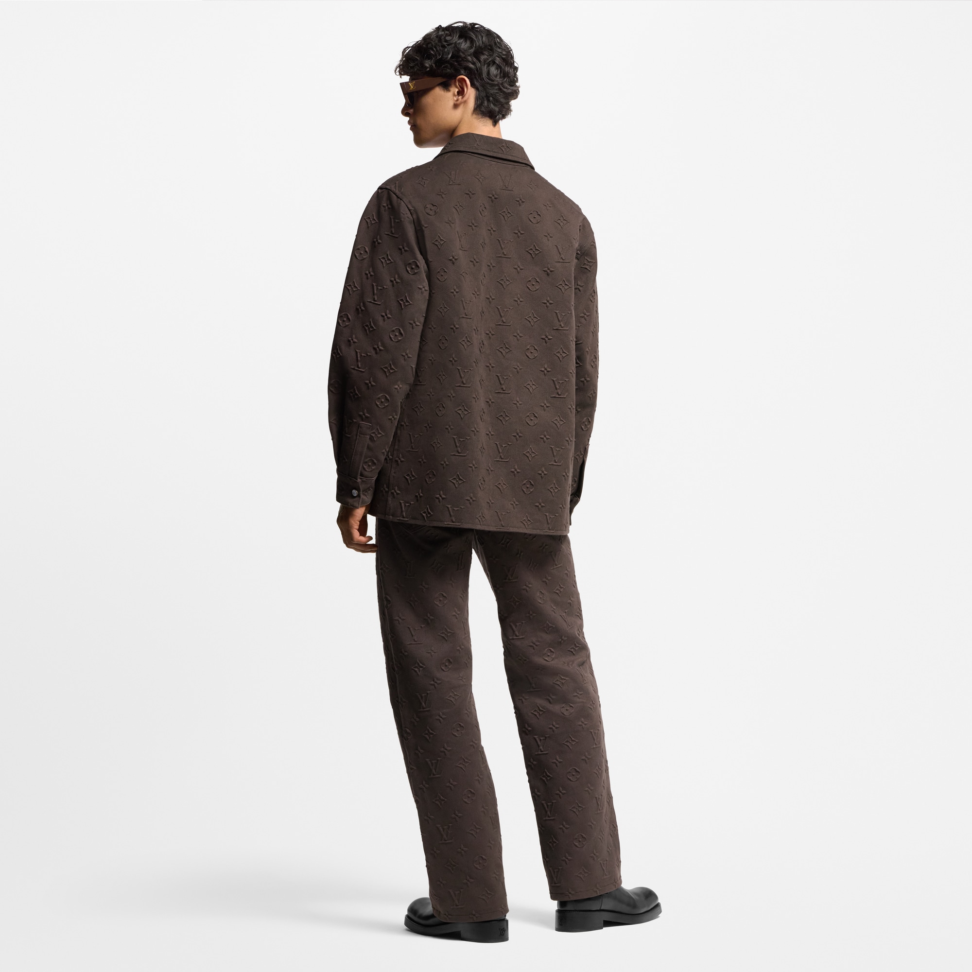 Monogram Embossed Skate Pants  in Men