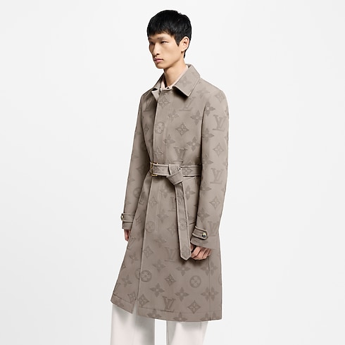 Monogram Embroidered Dandy Raincoat in Men's Ready-to-Wear Outerwear and Coats collections by Louis Vuitton (Product zoom)