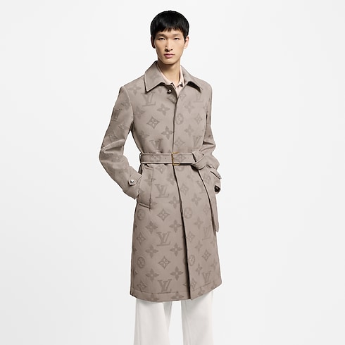 Monogram Embroidered Dandy Raincoat in Men's Ready-to-Wear Outerwear and Coats collections by Louis Vuitton (Product zoom)