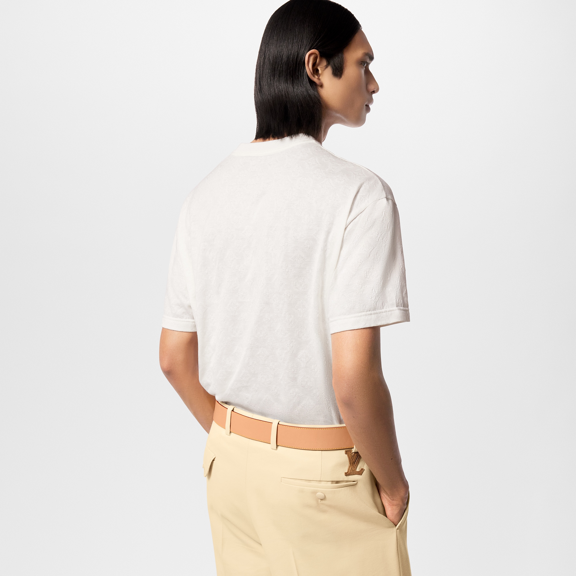 Monogram Fil Coupe Cotton T-Shirt  in Men