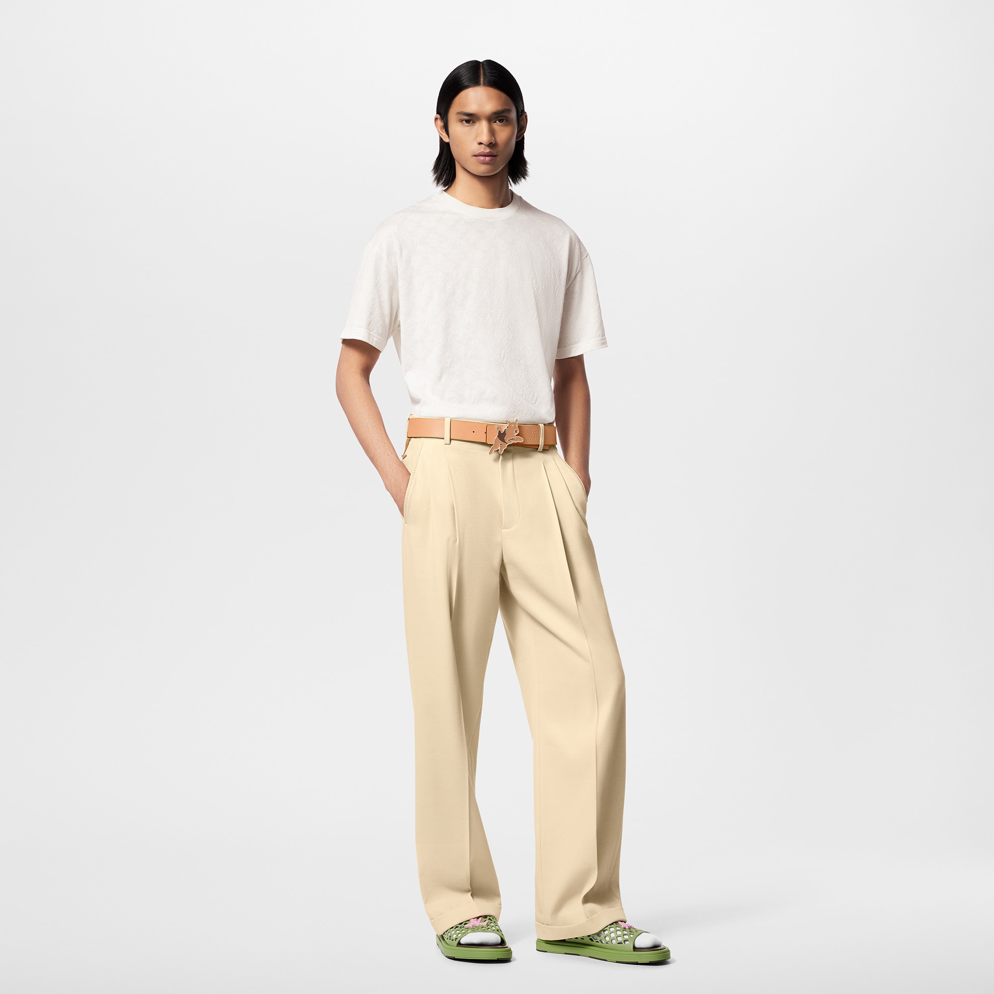 Monogram Fil Coupe Cotton T-Shirt  in Men