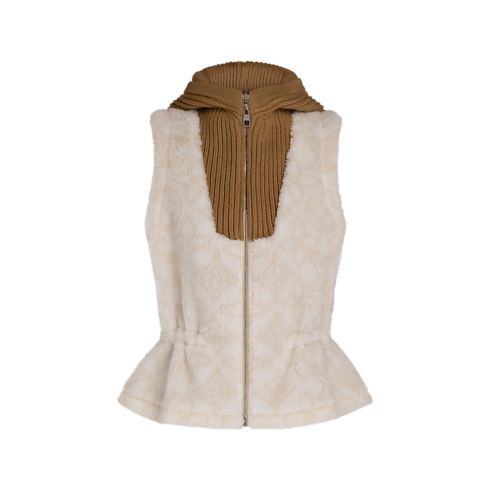Monogram Fleece Gilet in Women's Ready-to-Wear Coats and Jackets collections by Louis Vuitton (Product zoom)