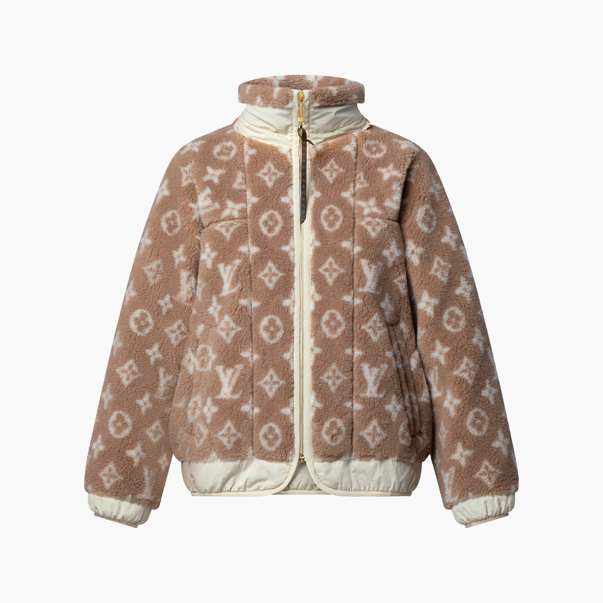 Monogram Fleece Hooded Jacket Ready-to-Wear LOUIS VUITTON