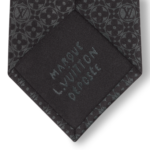 Monogram Flower Tie other view