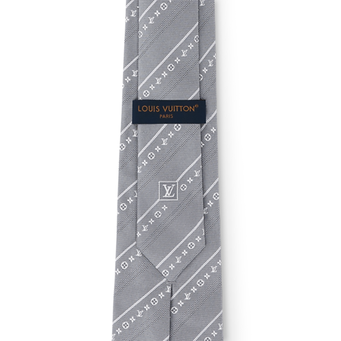 Monogram Flowstripes Tie . in Men's Accessories Winter Textile collections by Louis Vuitton (Product zoom)