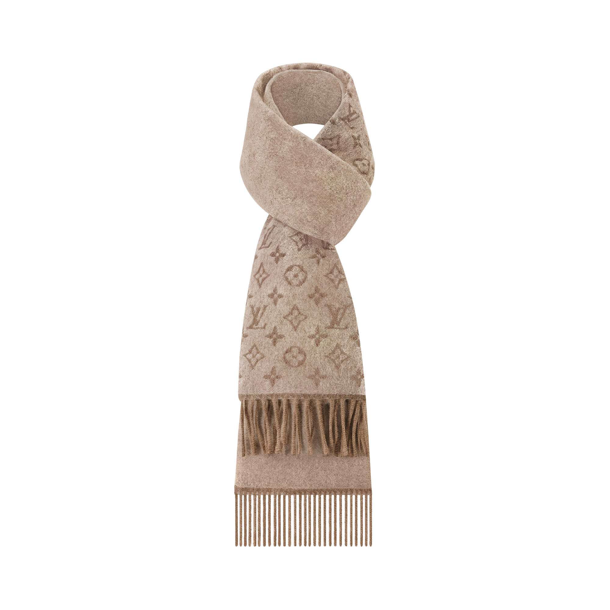 Monogram Gradient Scarf . in Men