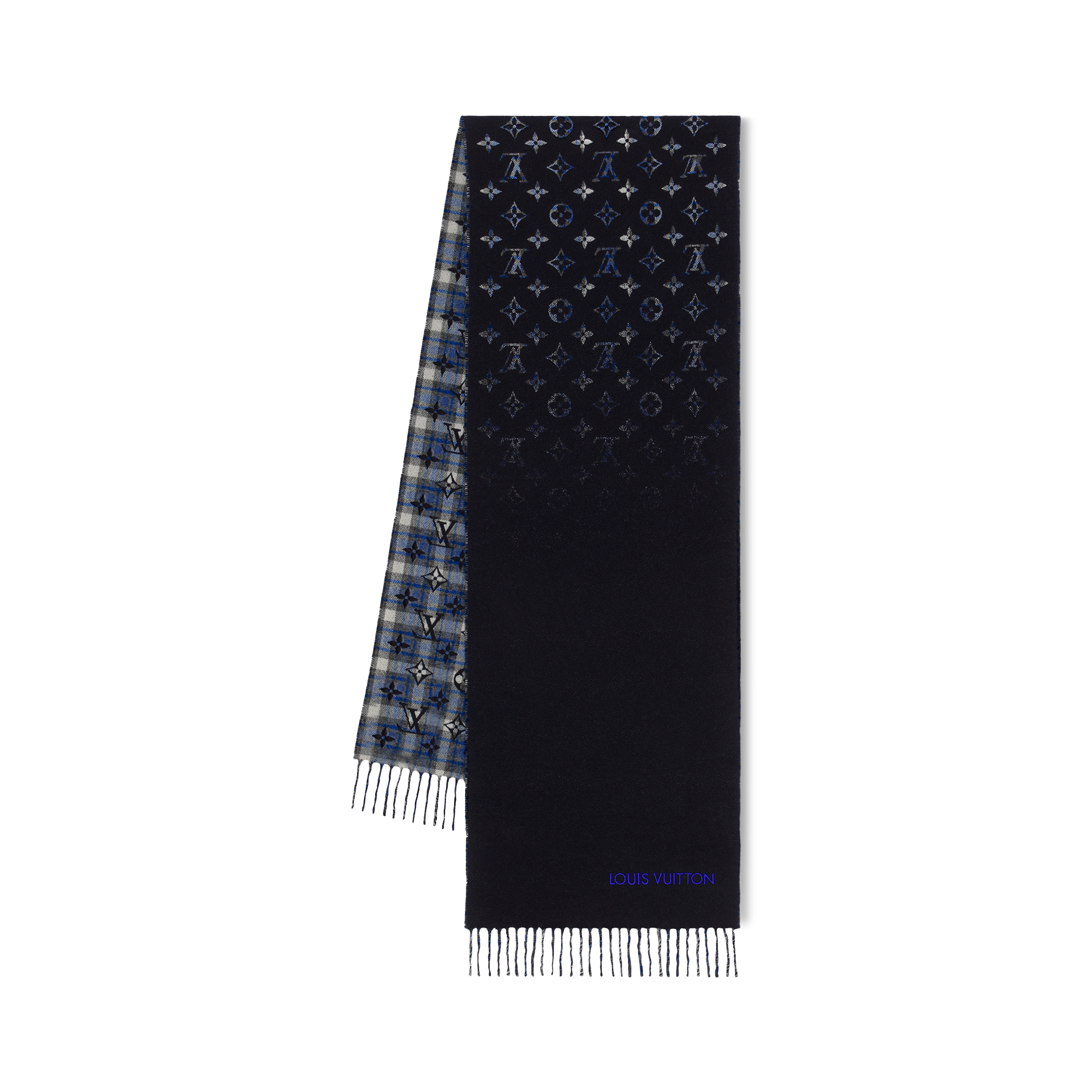 Monogram Gradient Tartan City Scarf . in Men