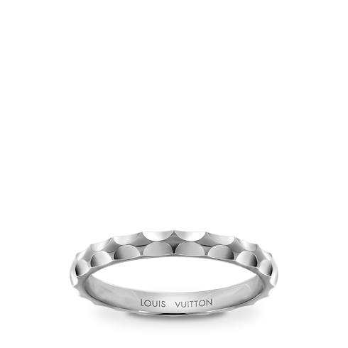 Monogram Infini wedding band, white gold in Jewellery's Categories All Fine Jewellery collections by Louis Vuitton (Product zoom)