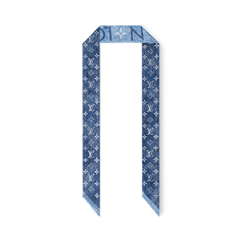 Monogram Infinity Denim BB Bandeau . in Women's Accessories Silk Squares and Bandeaus collections by Louis Vuitton (Product zoom)
