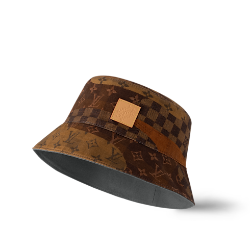 Monogram Landscape Reversible Bucket Hat . in Men's Accessories Hats, Beanies and Gloves collections by Louis Vuitton (Product zoom)