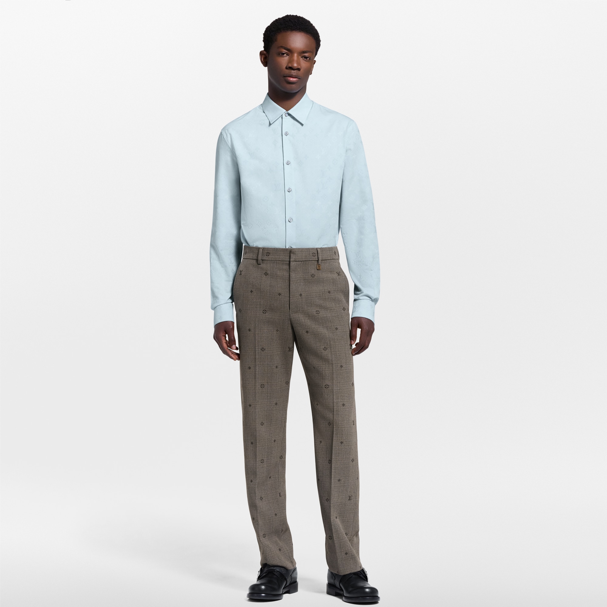Monogram Long-Sleeved Shirt  in Men